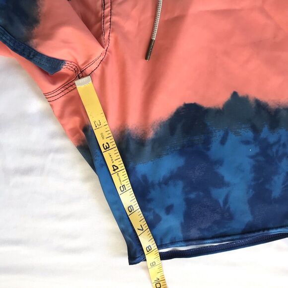 VANS Board Swim Shorts Men 34 Swimming Trunks Blue Orange Ombre Casual EUC - Picture 12 of 13